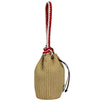 Prada Crochet Rope 2-Way Shoulder Bag Raffia Natural — view 4