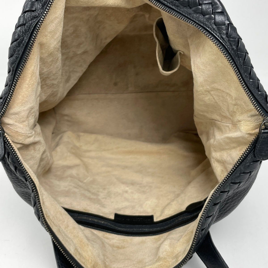 Bottega Veneta Intrecciato Tote Leather Black — view 9