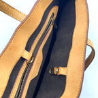 Louis Vuitton Wilshire PM Monogram Leather Brown Handbag Gold — view 6