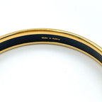 Hermes Enamel Gold Multicolor Bracelet Bangle — view 5