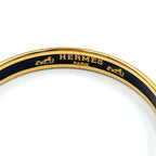 Hermes Enamel Gold Multicolor Bracelet Bangle — view 4