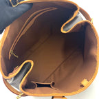 Louis Vuitton Batignolles Oriental Monogram Leather Brown Tote Gold — view 3