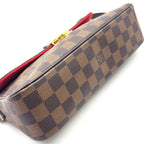 Louis Vuitton Ravello PM Damier Ebene Leather Brown Shoulder Bag Gold — view 6