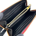 Loewe Puzzle Midi Amzip Leather Multicolor Wallet Gold — view 4