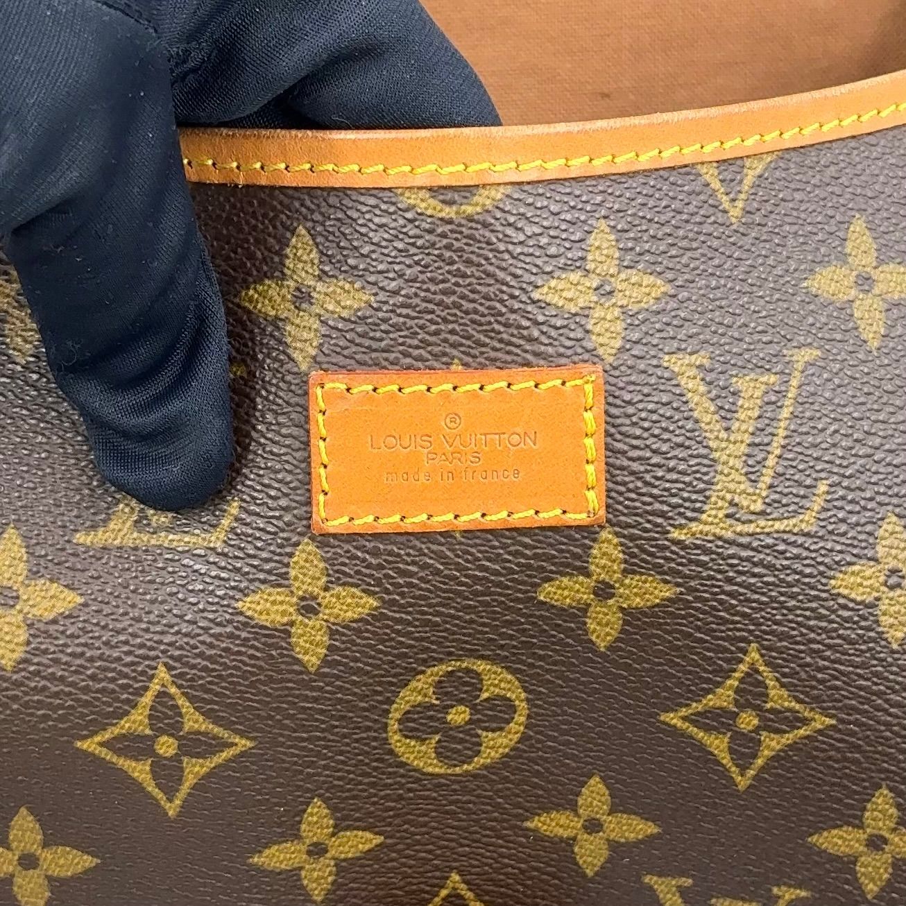 Louis Vuitton Saumur 35 Monogram Leather Brown Shoulder Bag Gold — view 5
