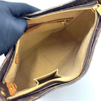 Louis Vuitton Looping GM Monogram Leather Brown Shoulder Bag Gold — view 3