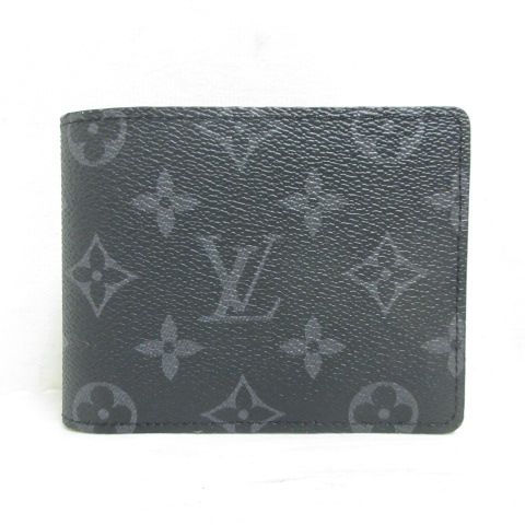 Louis Vuitton Monogram Eclipse Portefeuille Multiple Bifold Wallet Billfold