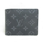 Louis Vuitton Monogram Eclipse Portefeuille Multiple Bifold Wallet Billfold