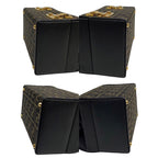 Fendi Zucca FF Logo Leather 2-Way Makeup Pouch Shoulder Bag Black — view 8