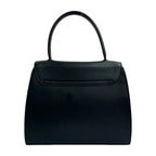 Celine Vintage Star Ball Logo Calf Leather Handbag Mini Tote Navy — view 3