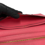 Hermes Bearn Souffle Veau Epsom Bifold Wallet Bill Purse Coin Pink — view 7