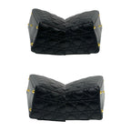 Dior Lady Cannage Stitch Leather Handbag Mini Tote Black — view 7