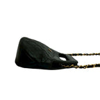 Chanel Vintage Quilted Coco Leather 2-Way Chain Shoulder Bag Black — view 6