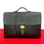 Hermes With Key Sac Adepesh 41 Ardennes Leather Business Bag Document Bag Black