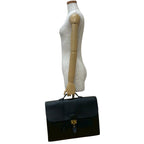 Hermes With Key Sac Adepesh 41 Ardennes Leather Business Bag Document Bag Black — view 2
