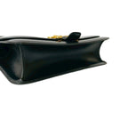 Hermes Vintage Sologne Box Calf Leather Shoulder Bag Pochette Black — view 7