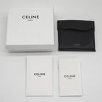 Celine Monochrome Strass Hoop Earrings Logo Crystal Rhodium Finish Brass Box — view 9