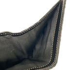 Fendi Bifold Wallet Zucca Pattern Khaki Black Leather — view 6