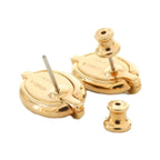 Hermes Mini Maillon Earrings — view 3