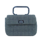 Chanel Vintage Bag Handbag Blue