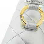 Chanel Vintage Bag Handbag Silver — view 6