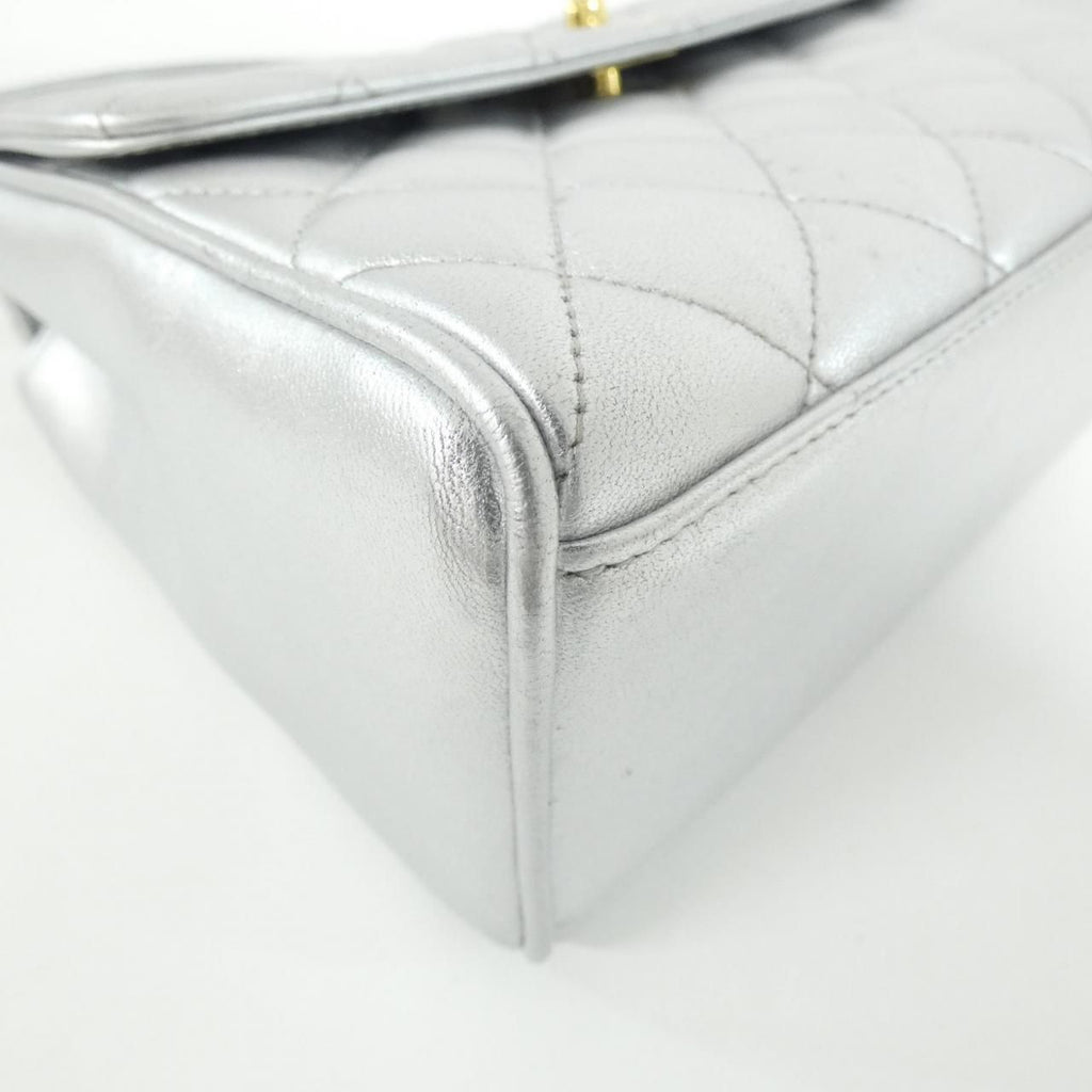 Chanel Vintage Bag Handbag Silver — view 3