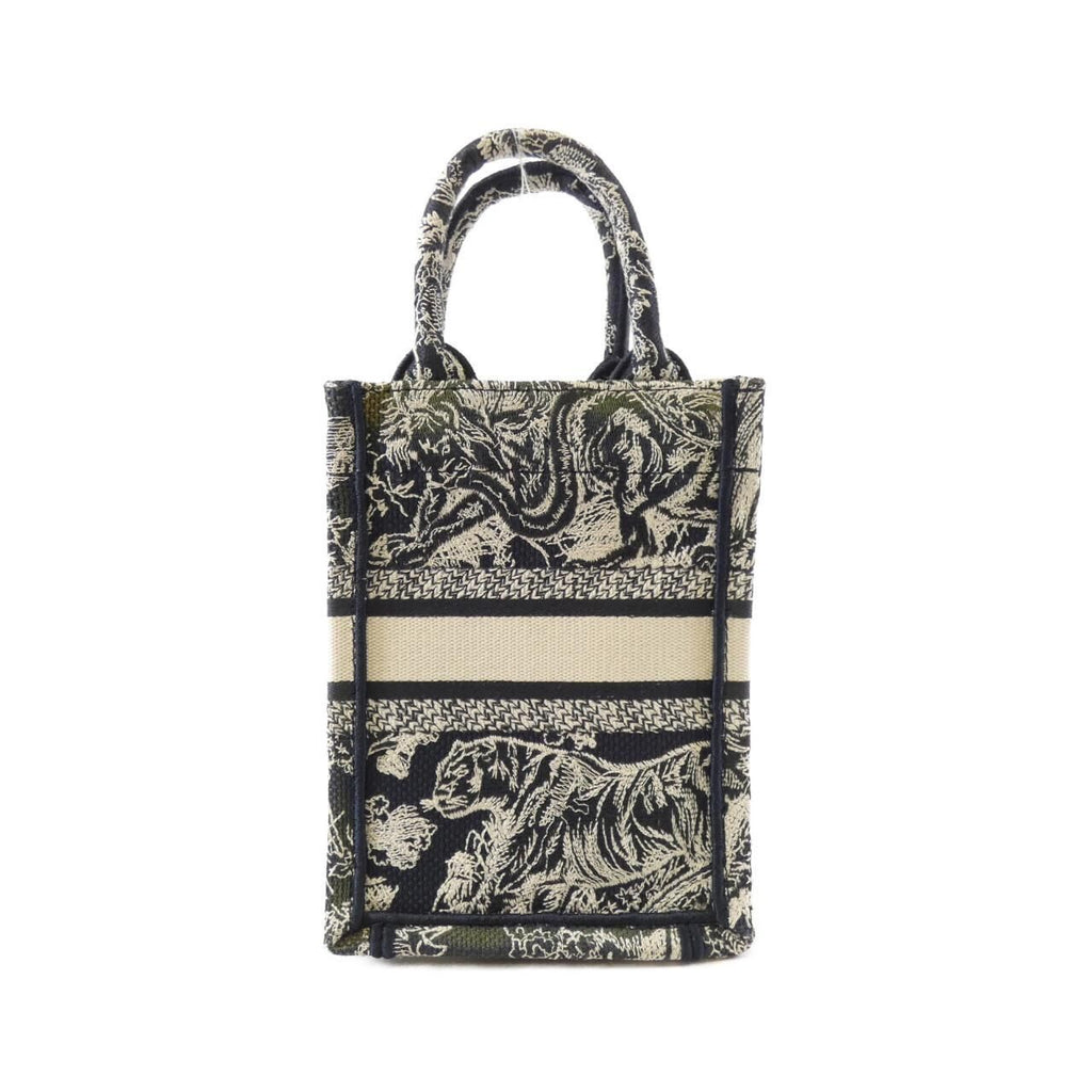Dior Reverse Toile de Jouy Book Tote Mini Vertical — view 2