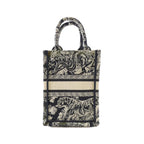 Dior Reverse Toile de Jouy Book Tote Mini Vertical — view 2
