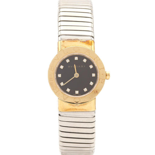 Bvlgari Bulgari Tubogas L 12 YG Quartz Watch