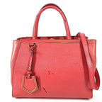 Fendi Handbag Petit Tou Jour Leather Pink
