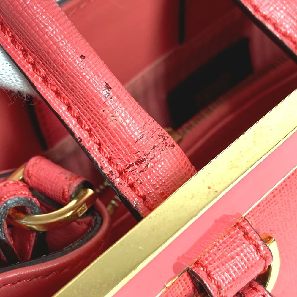 Fendi Handbag Petit Tou Jour Leather Pink — view 5
