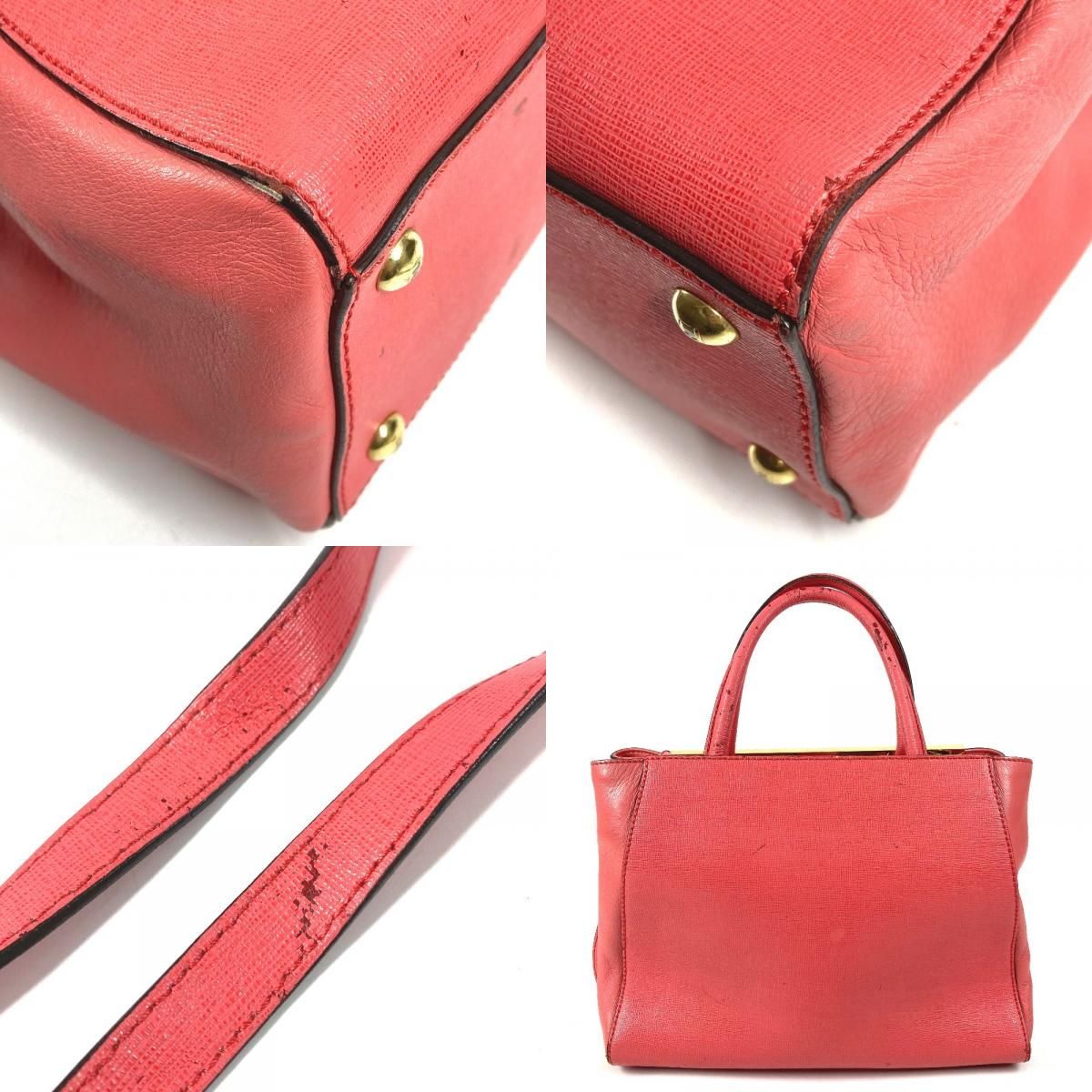 Fendi Handbag Petit Tou Jour Leather Pink — view 7