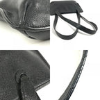 Chanel Tote Logo Caviar Leather Black — view 7