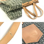 Dior Tote Trotter Logo Leather Canvas Khaki — view 7