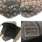 Louis Vuitton Shoulder Bag Danube Monogram Mini Lin Canvas Brown — view 8
