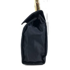 Prada Handbag Triangle Logo Nylon Navy — view 4
