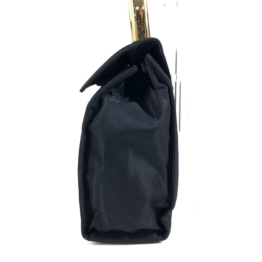Prada Handbag Triangle Logo Nylon Navy — view 4