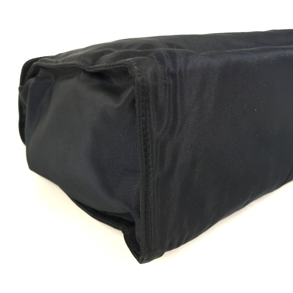 Prada Handbag Triangle Logo Nylon Navy — view 7
