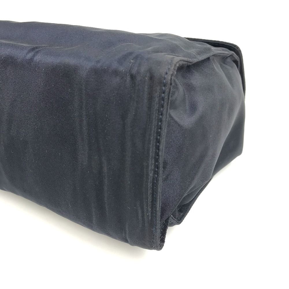Prada Handbag Triangle Logo Nylon Navy — view 6