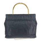 Prada Handbag Triangle Logo Nylon Navy — view 2