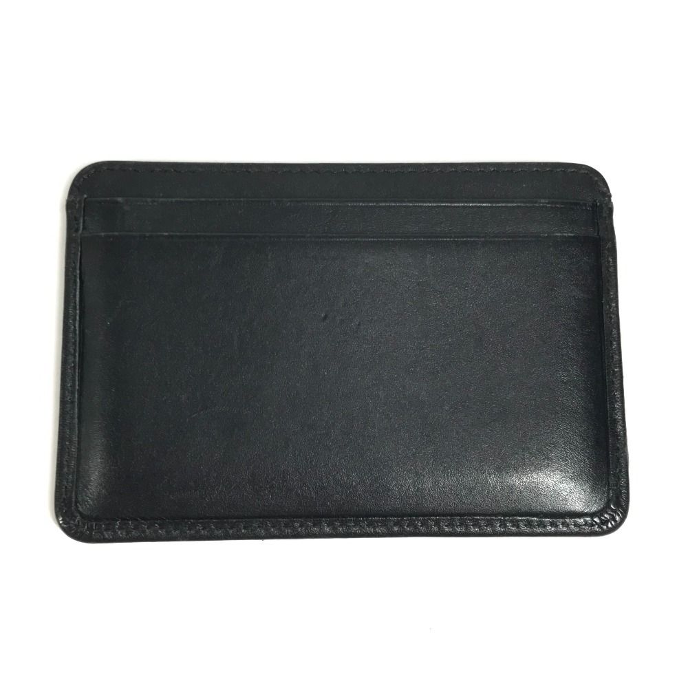 Chanel Card Case CC Logo Leather Black — view 2