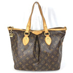 Louis Vuitton Shoulder Bag Palermo PM Monogram Canvas Brown