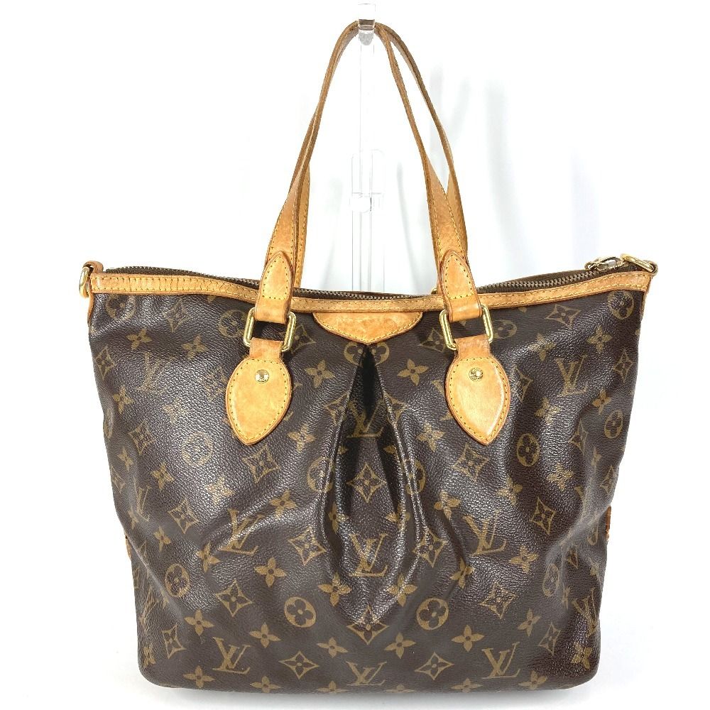 Louis Vuitton Shoulder Bag Palermo PM Monogram Canvas Brown — view 2