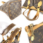 Louis Vuitton Shoulder Bag Palermo PM Monogram Canvas Brown — view 7