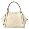 Louis Vuitton Handbag Marais MM Monogram Empreinte Leather Neige White