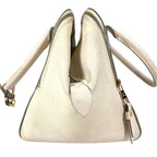 Louis Vuitton Handbag Marais MM Monogram Empreinte Leather Neige White — view 4
