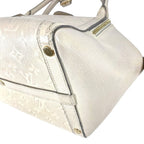 Louis Vuitton Handbag Marais MM Monogram Empreinte Leather Neige White — view 6