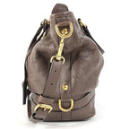 Louis Vuitton Handbag Stella PM Monogram Mahina Leather Brown — view 3