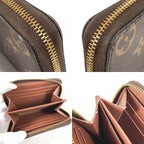 Louis Vuitton Coin Case Zippy Purse Monogram Canvas Brown — view 8