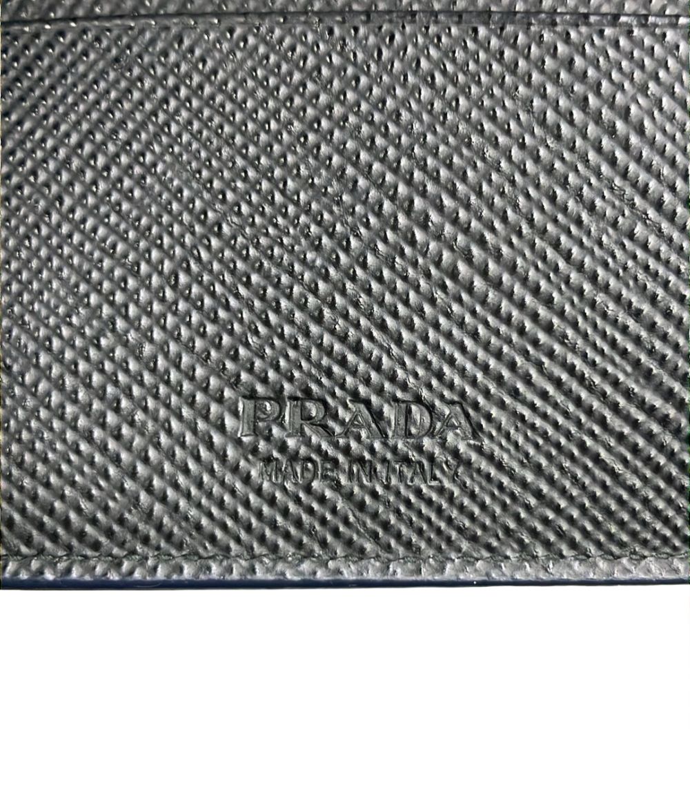 Prada Wallet Saffiano Wallets Blue — view 6